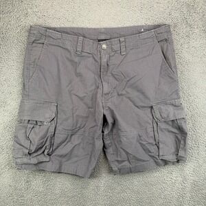 CSG Mens Grey Ripstop Cargo Shorts Size 42 Tactical Utility Hiking Outdoor
